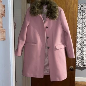 Brooks Brothers Pink Wool Coat
